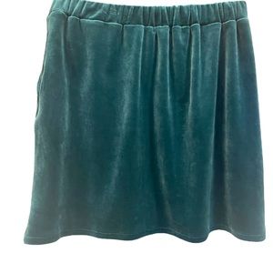 Copper Key Girls Velour Skirt Size L